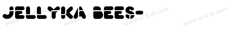 Jellyka Bees字体转换